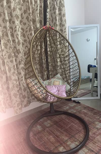 Pod Swing with Iron Stand  – Barely Used, PKR 8,000