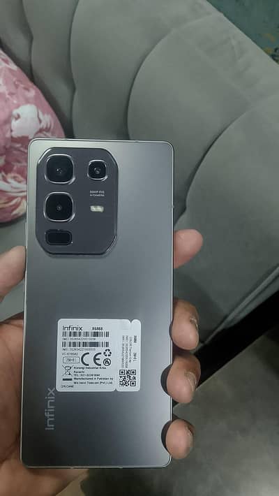 infinix Note 50 complete Saman with box 8 + 8 GB RAM 256 bilton memory