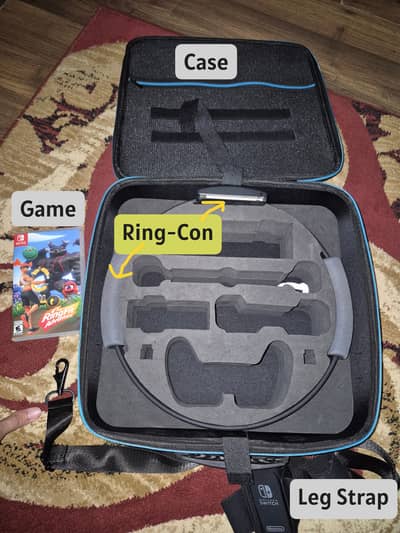 Ring Fit Adventure cartridge + Ring + Case + Leg Strap