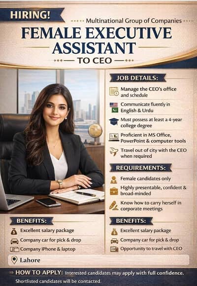 Executive Assistant to CEO (Female)