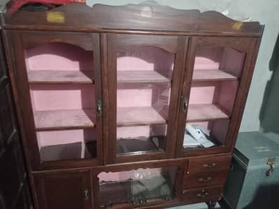 showcase and old sanduk for sale