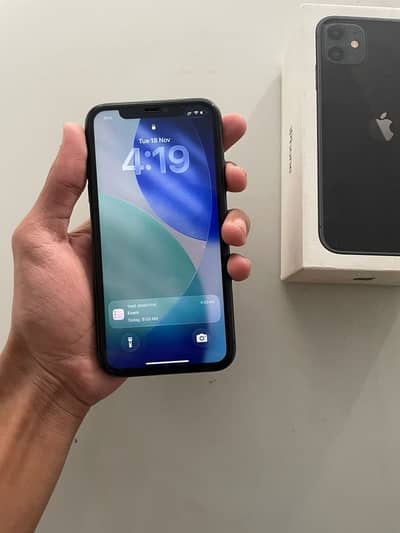 IPHONE 11 with box 128GB Non Pta Urgent Sale