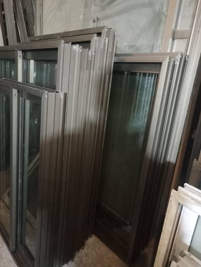 aluminum  window 1.2 MM Gaj simple glass white