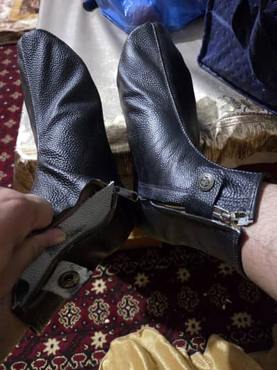 Leather socks for winter prayers and hajj Umrah