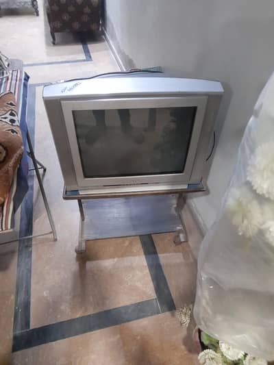 JVC TV with Trolley