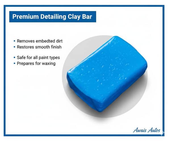 Premium Detailing Clay Bar Kit for Cars – Paint Decontamination & Smooth Finish