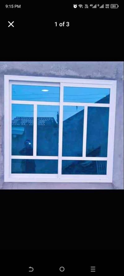aluminum window 1.2 MM Gaj simple glass