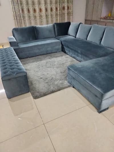 L shaped sofa set