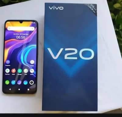 vivo v20 8gb+4gb 128gb with box (03184590536)whatssap me