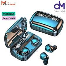M10 Air buds Wireless Bluetooth EarBuds Stereo Earphones with Power ba