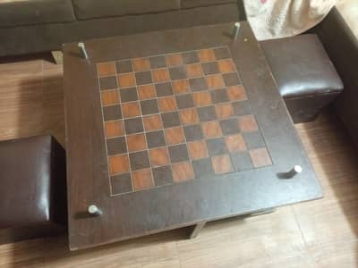 1 PC table 2 stool with Table