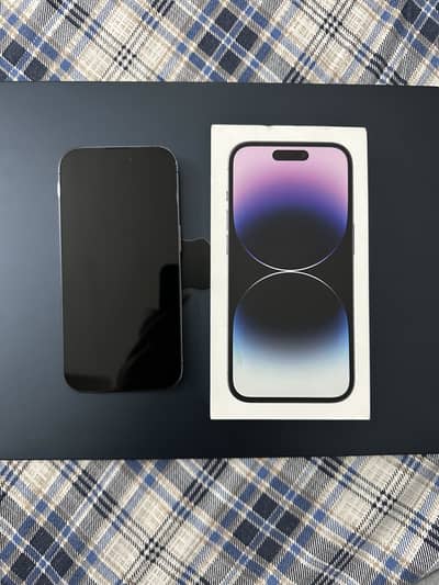 iphone 14pro with box 128 gb non-PTA