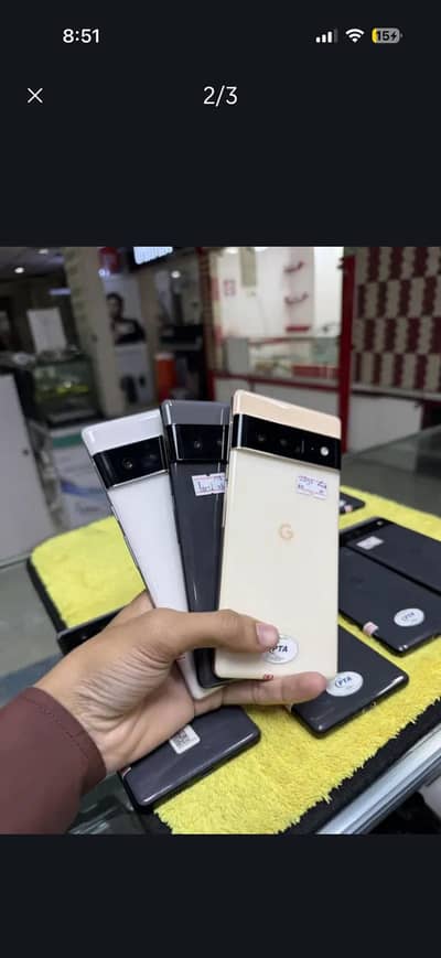 Google pixel 6 pro & 7 pro official PTA Approved 128,256,512Gb