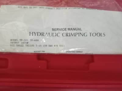Hydraulic crimping Tool