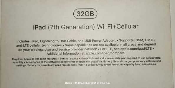 IPad 7th Generation 32GB