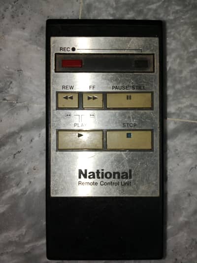 national vcr remote only