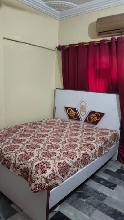 Queen Size Bed Set With Celeste Spring Mattress And 2 Door Wardrobe