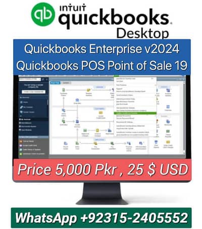 Quickbooks Desktop Enterprises 2024 version with Inventory