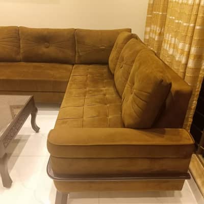 6 SEATER L SHAPE SOFA FOR SALE