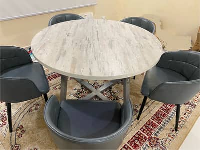 Dining Table with 5 Chairs
