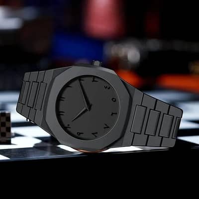 Men's Carbon Black Aura Watch