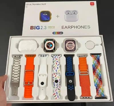 120 ultra smart watch earbuds