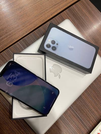 iphone 13 pro max with box 256 gb