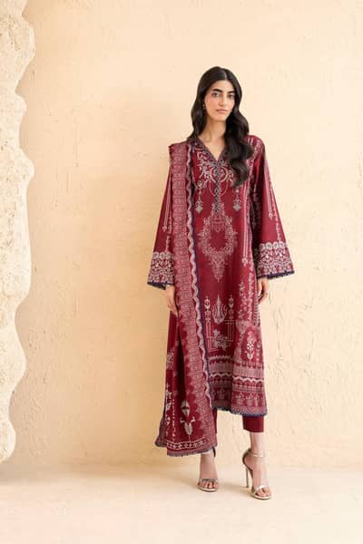 linen 3 Piece print suit