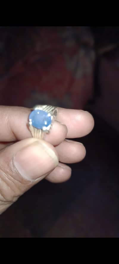 Sirilanka Blue saffier  ring