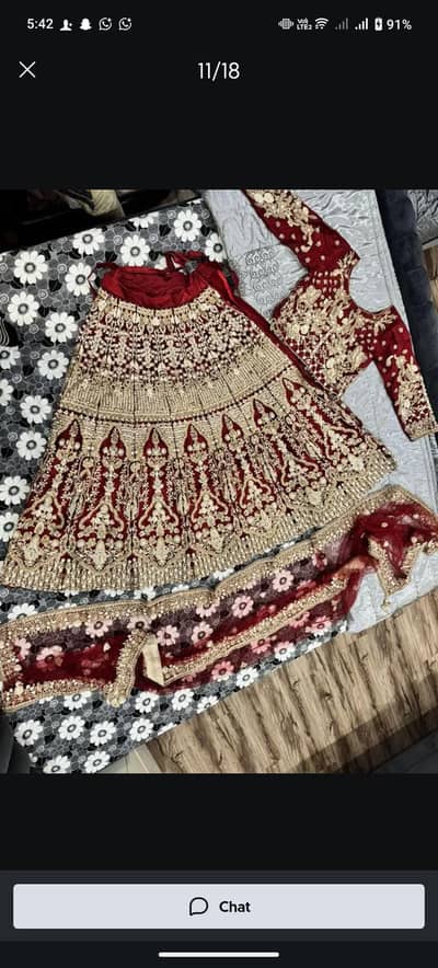 Beautiful Bridal baraart Dress