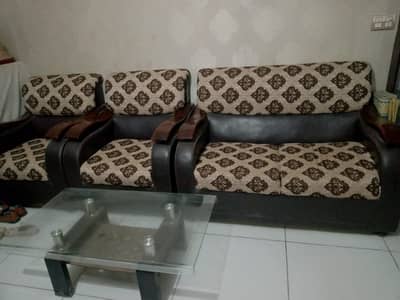 7 Seater Sofa Set and With Table