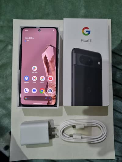 Brand New Google Pixel 8 12/128 Official PTA Waterpack Air tight 10/10