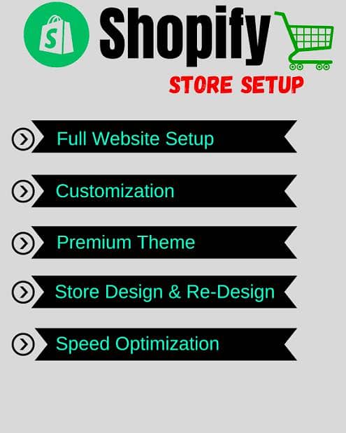 SHOPIFY FULL STORE SETUP 1