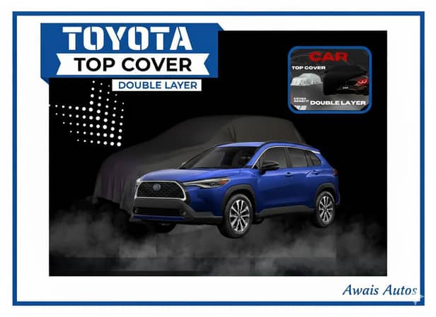 Toyota Corolla Cross 2021-2025 Double Layer Car Top Cover | Durable | All-Weather Protection