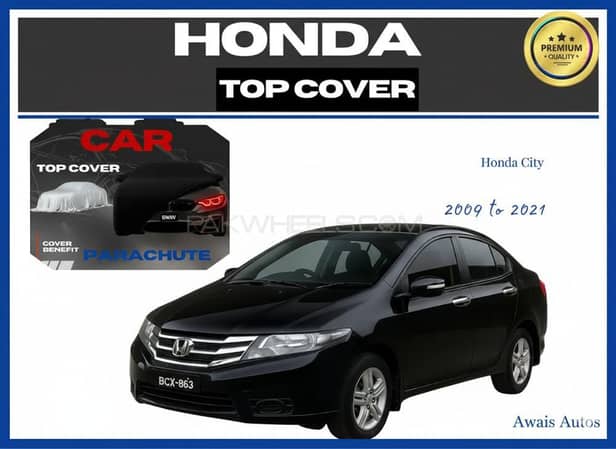 Honda City 2015 Model | Waterproof Parachute Top Cover | Premium All-Weather Protection