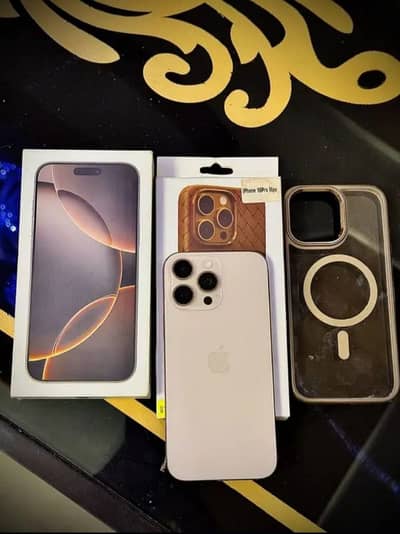 Apple iPhone 16 pro max PTA official approved with complete box