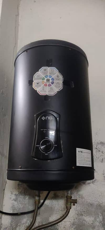 i am selling electric and gas gayser its colour black