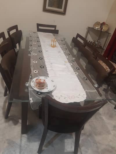 8 chairs dining table