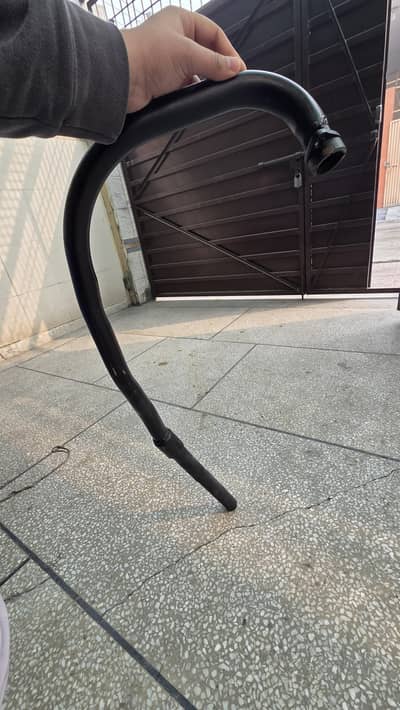 Straight pipe exhaust for YB 125z