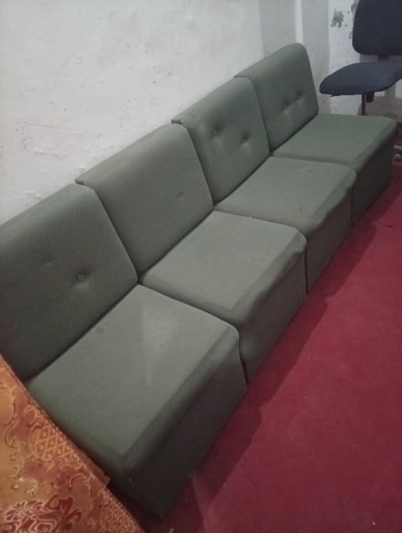 4 sofas office good condition 1