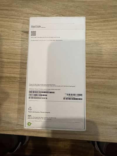 17 Pro max 256gb 100 health 0 cycles