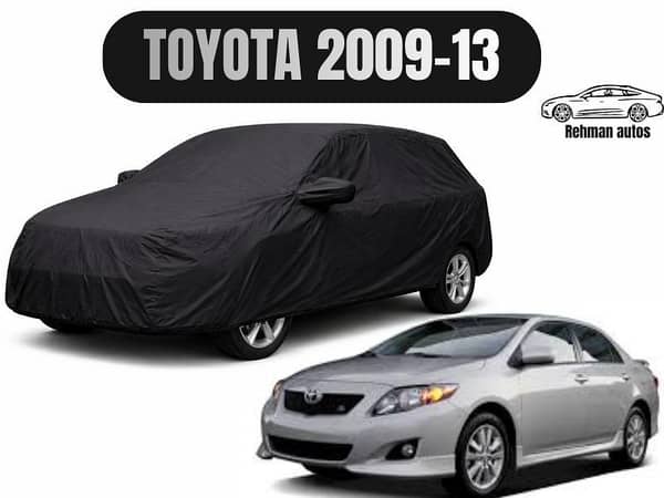 Toyota Corolla (2009–2013) Double Layer Car Top Cover | Heavy Duty Dust, Sun & Rain Protection | Perfect Fit