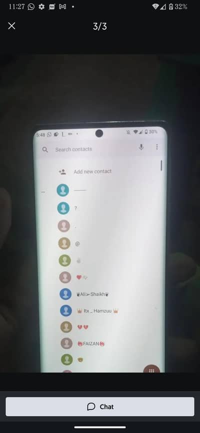 Aquas r6 pta approved 8/128  white colour all oky only finger failed