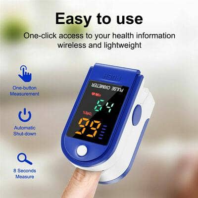 New Spo2 Pulse Oximeter With Heart Rate Monitor