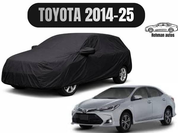 Toyota Corolla (2014–2025) Double Layer Car Top Cover | Heavy Duty Dust, Sun & Rain Protection | Perfect Fit
