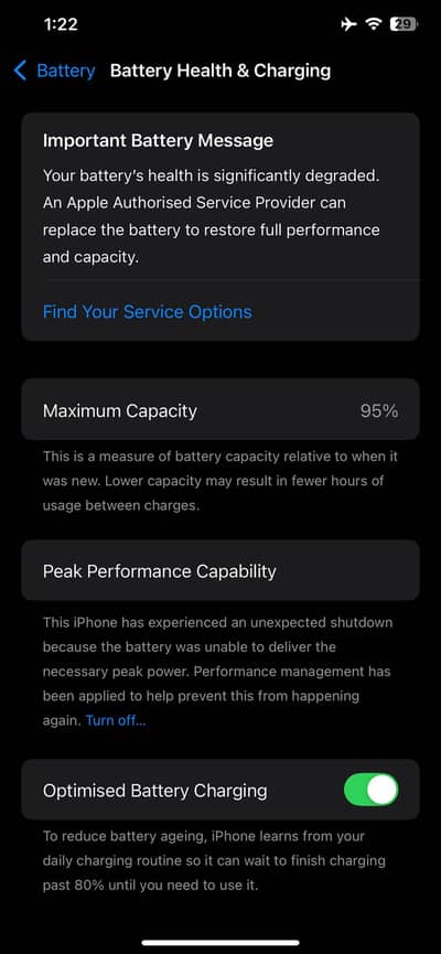 I phone xs max jv 2 months sim