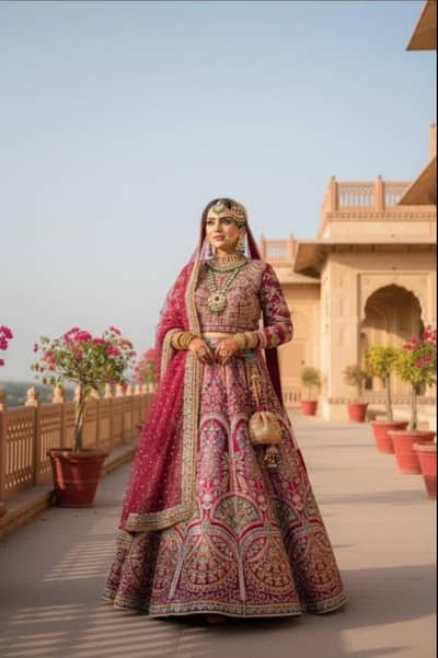 bridal lehnga