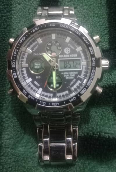 Gold House stainless steal watch