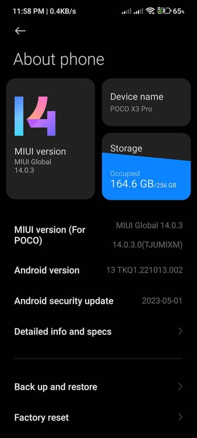 Poco X3 pro official pta