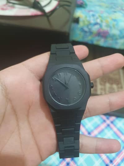 BLACK AURA ARABIC WATCH